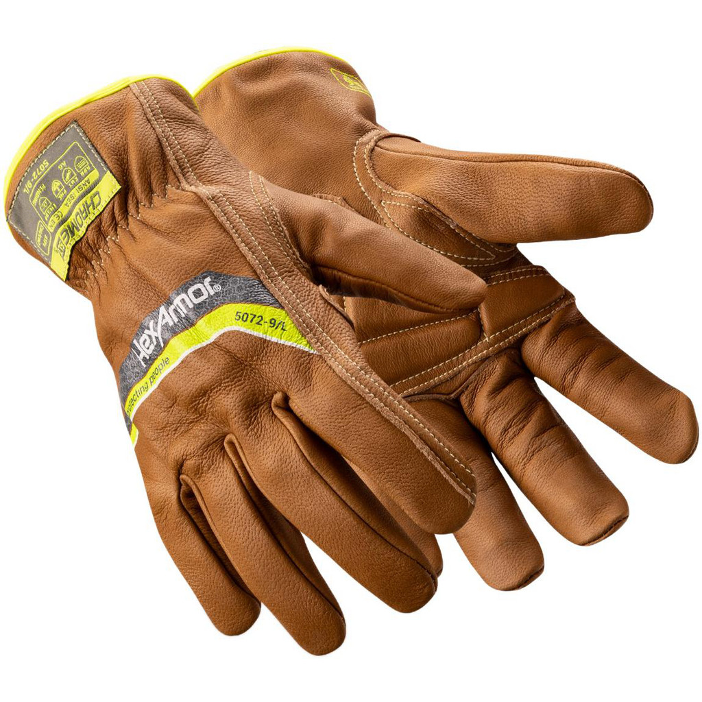 HexArmor® | Chrome SLT Cut, Puncture & Abrasion-Resistant Gloves: Chrome SLT, Cut A6, Puncture 5, Abrasion 4, Size 2X-Large - Goatskin Leather