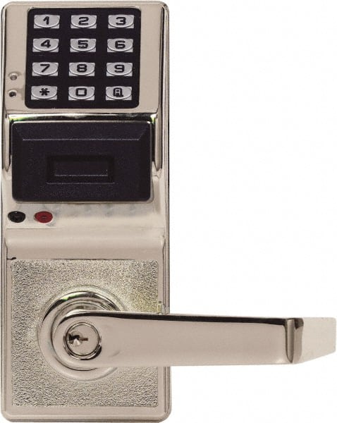 Combination Entry with Key Override Lever Lockset for 1-5/8 to 1-3/4" Thick Doors