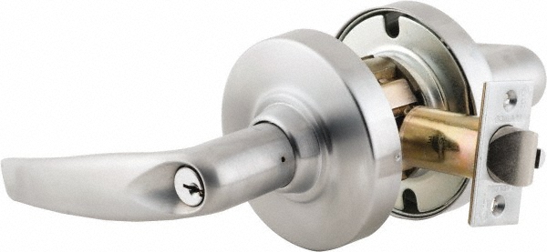 Schlage Classroom Lever Lockset for 1-3/4 to 2" Thick Doors - 2-3/4" Backset, Brushed Chrome Finish | Part #ND70PD ATH 626