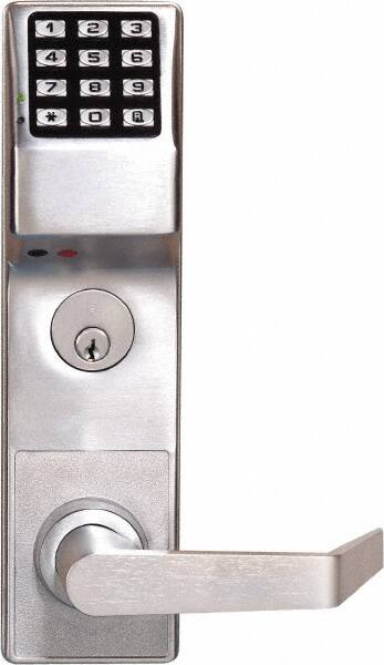 Combination Entry with Key Override Lever Lockset for 1-3/4" Thick Doors