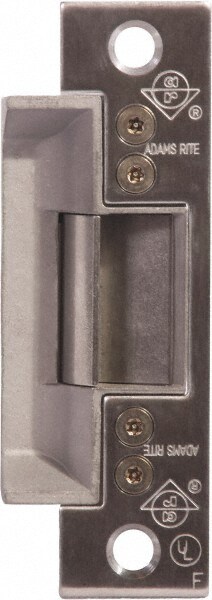 1.63" Long x 1" Wide, Satin Stainless Steel Finish, Electric Door Strike