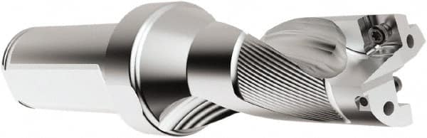 Seco 3080728 53.85mm Max Drill Depth, 2xD, 26.97mm Diam, Indexable Insert Drill 