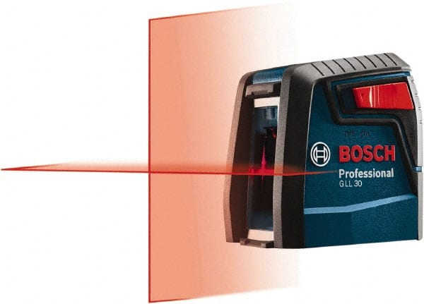 Bosch GLL 30 Self Leveling Cross Line Laser Level: 2 Beams, Class II 