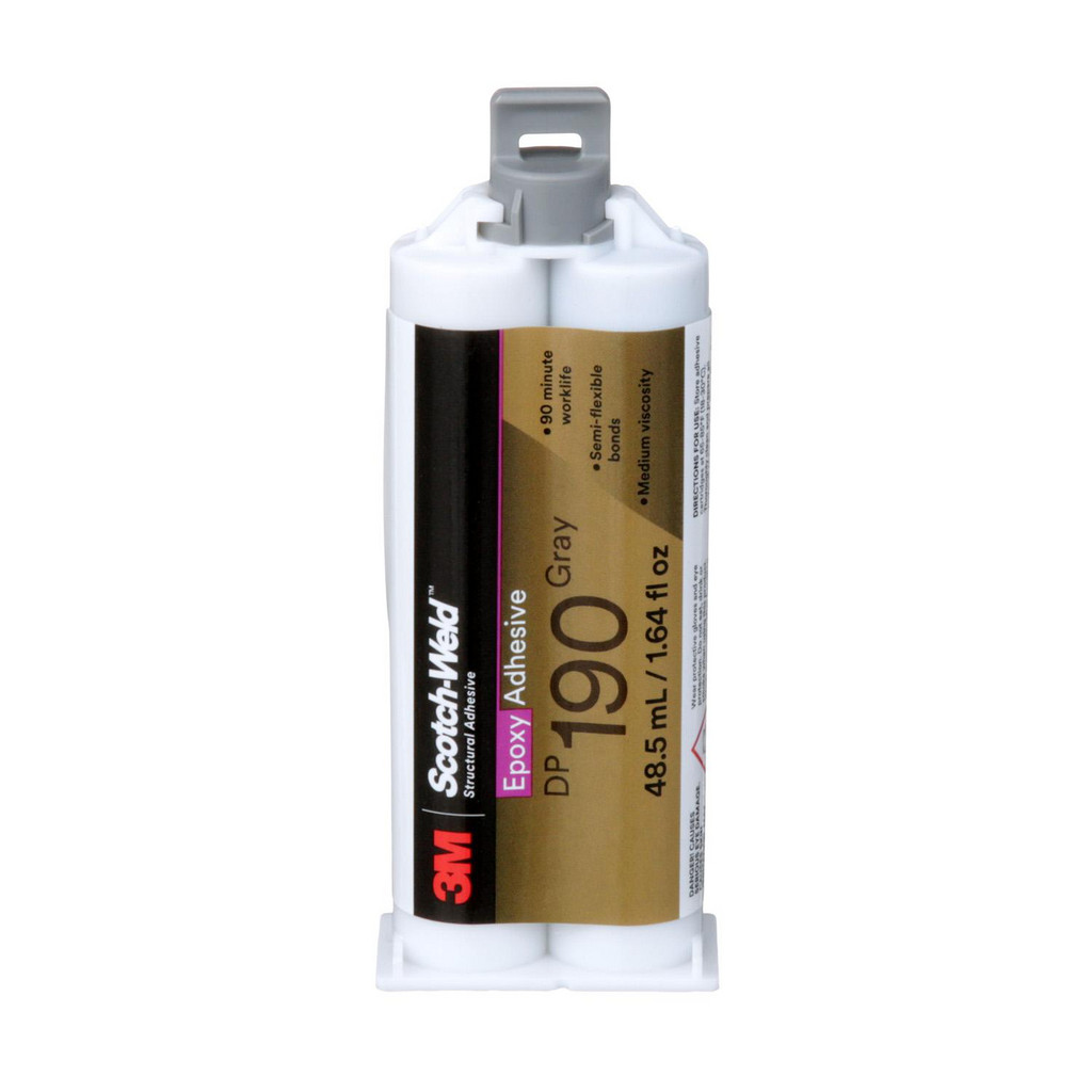 3M Scotch-Weld Scotch-Weld™ Epoxy Adhesive DP190, Gray, 48.5 mL Duo-Pak | Part #00638060089927