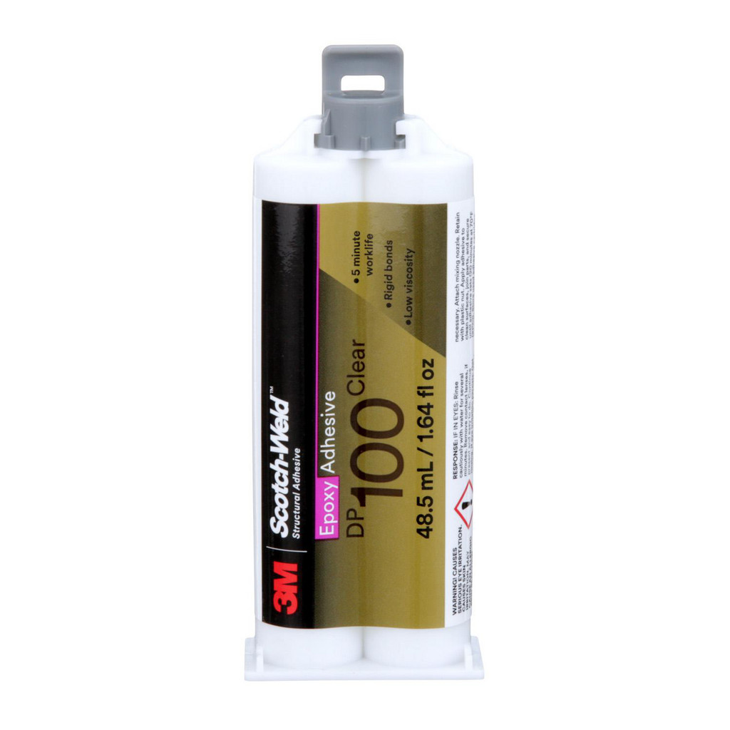 3M Scotch-Weld Scotch-Weld™ Epoxy Adhesive DP100, Clear, 48.5 mL Duo-Pak | Part #00638060089941