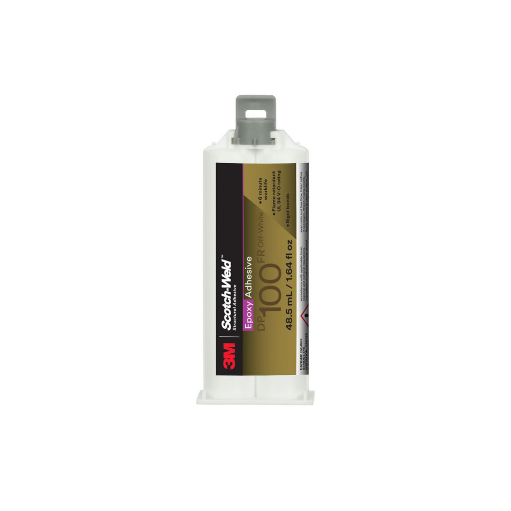 3M Scotch-Weld Scotch-Weld™ Epoxy Adhesive DP100FR, Cream, 48.5 mL Duo-Pak | Part #00638060089897