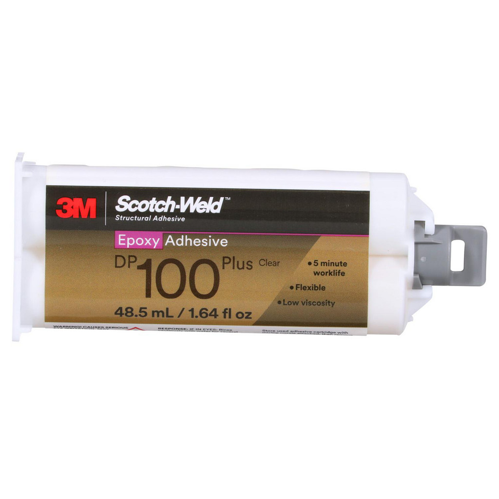 3M Scotch-Weld Scotch-Weld™ Epoxy Adhesive DP100 Plus, Clear, 48.5 mL Duo-Pak | Part #00638060089767