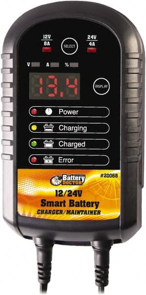Battery Doctor 20068 Automatic Charger/Battery Maintainer: 12 & 24VDC 