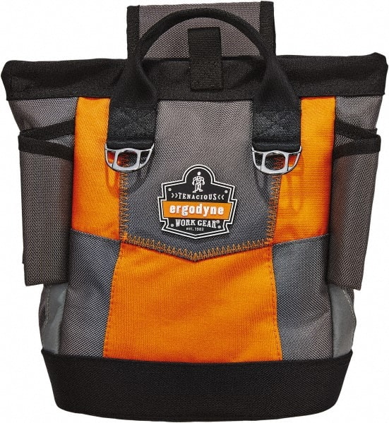 Tool Pouch: 1 Pocket, Polyester, Orange