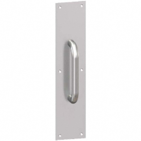 Hager - Satin Stainless Steel Finish, Steel Pull Handle Trim | MSC Direct