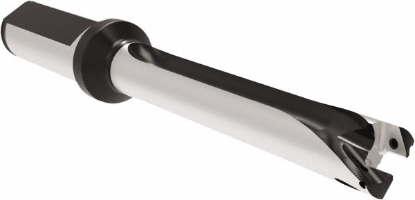 Indexable Spade Drill: 0.5906 to 0.6298" Dia, 4-27/64" Max Depth, Straight Flute