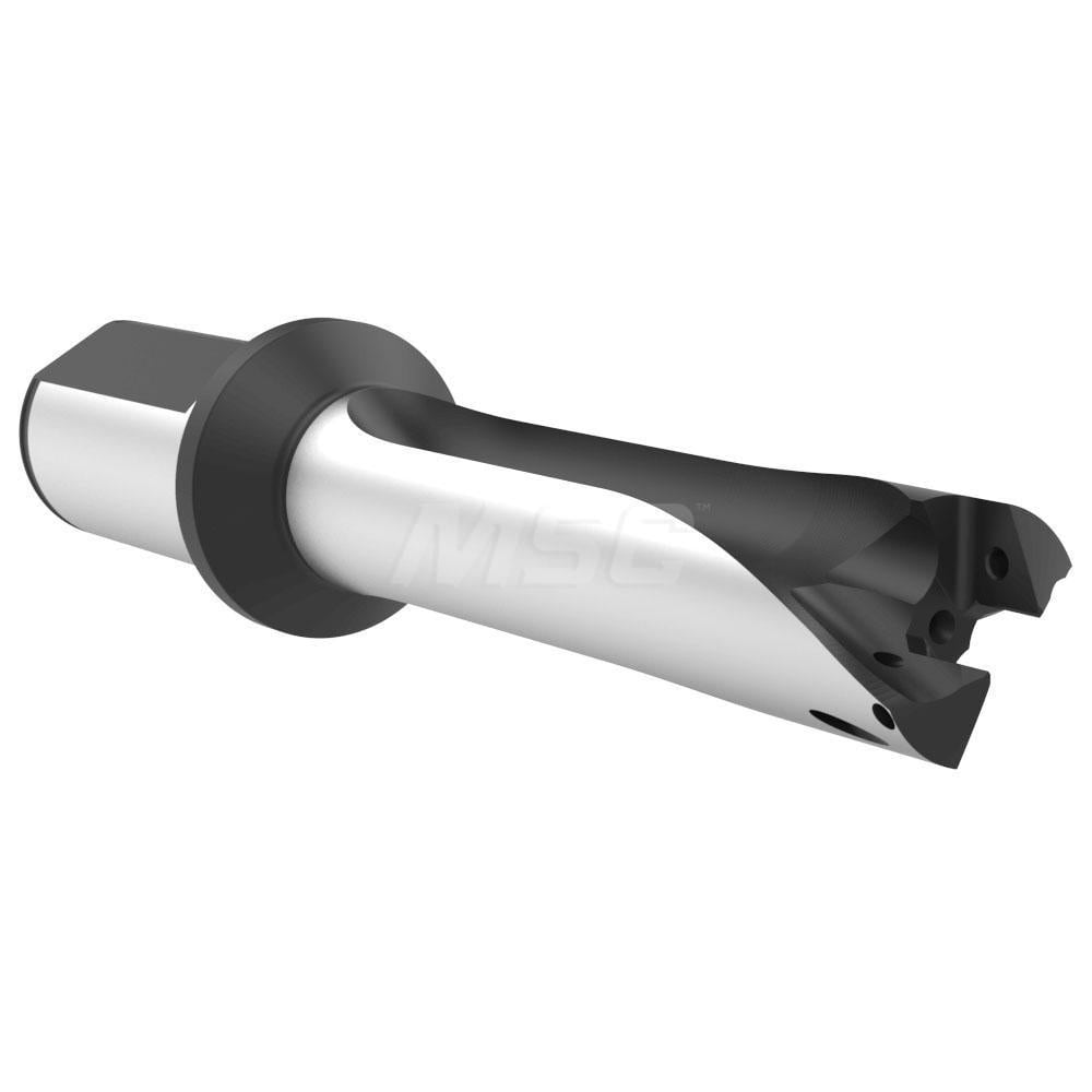 Indexable Spade Drill: 1.2598 to 1.378" Dia, 4-9/64" Max Depth, Straight Flute