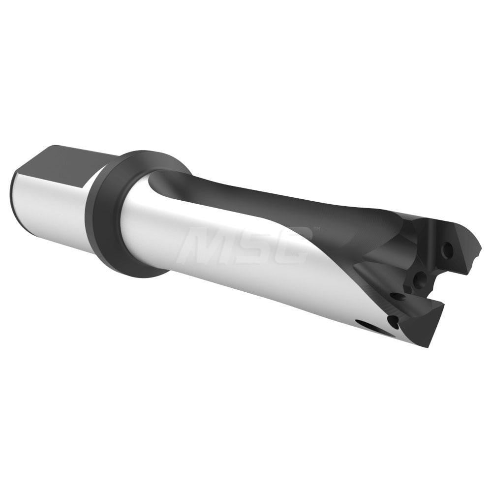 Indexable Spade Drill: 1.1417 to 1.2597" Dia, 3-25/32" Max Depth, Straight Flute