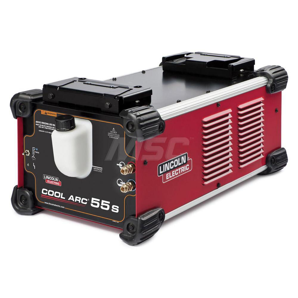 Welding Water Coolers; Type: Cooler with Vane Pump ; Voltage: 115 V ; Frequency: 60 ; Cooler Capacity: 2.375gal ; Cooling Capacity: 1.3 ; Connection Type: Inlet; Outlet