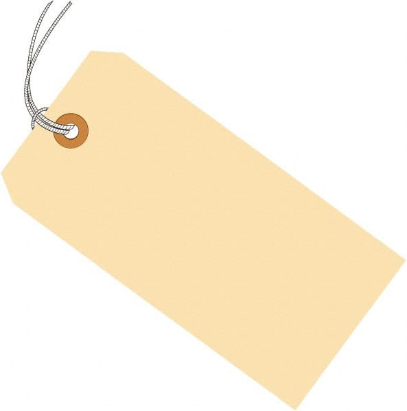 Blank Tag: 2-3/4'' High, Manila, Synthetic Paper