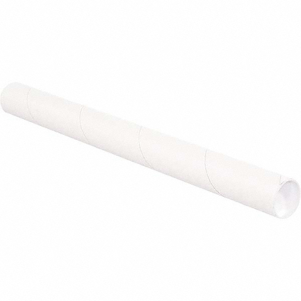 Made in USA 21/2" Diam x 18" Long Round White Mailing Tubes 39505177 MSC Industrial Supply