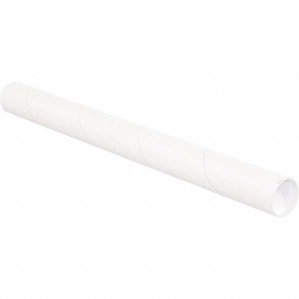 Made in USA 3" Diam x 12" Long Round White Mailing Tubes 39505185 MSC Industrial Supply