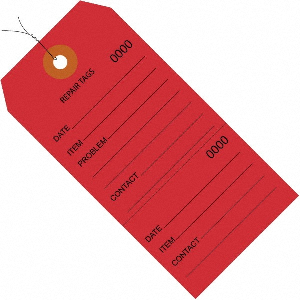 Inspection Tag: Cardstock