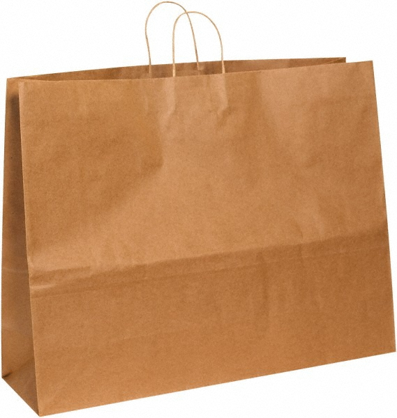 Made in USA Pack of (125), Kraft Grocery Bags 39516307 MSC