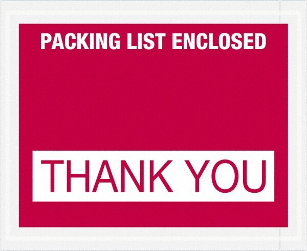 Packing Slip Envelope: Packing List Enclosed - Thank You, 1,000 Pc
