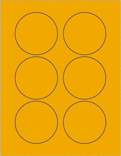 Tape Logic Labels, "Ok To Ship", 2" Circle, Fluorescent Green 500roll Dl1260 - View #7