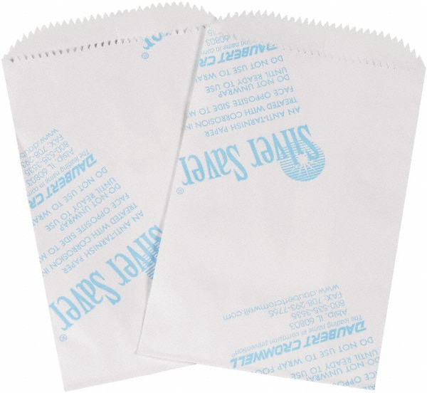 Plastic Bags: Polybags Type: Silver Saver Bag; Width (Inch): 6; Height (Inch): 8 - White