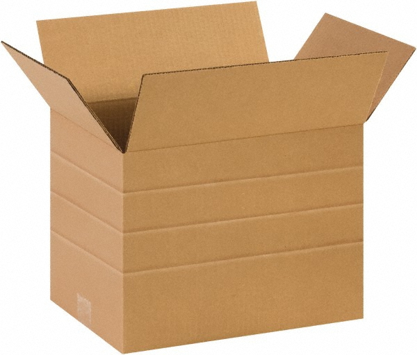 10 Ft Rectangular Box Made in USA - Multi-Depth Shipping Box: 14