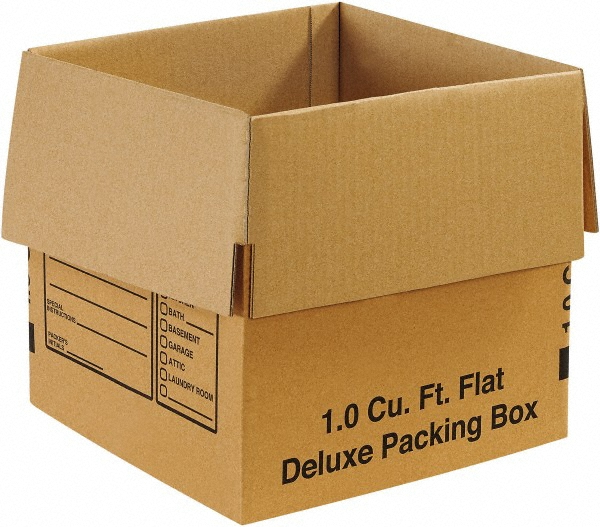 Made in USA 12" Wide x 12" Long x 12" High Rectangle Moving Boxes