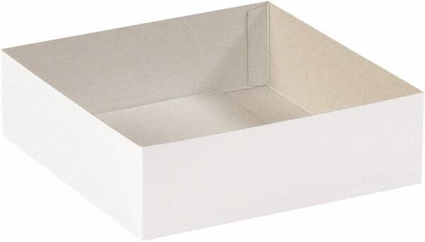 100/Case 10 x 3 1/2 x 2 Stationery Set-Up Cartons Gray Leatherette 