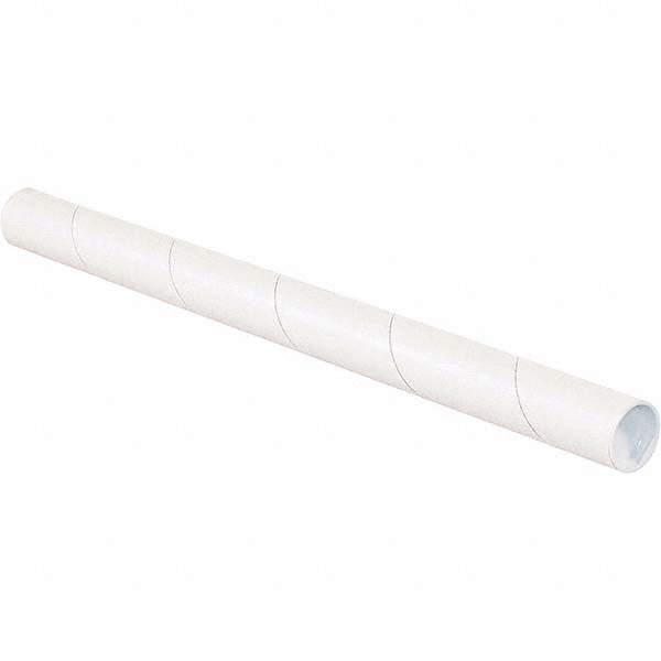 Made in USA 11/2" Diam x 15" Long Round White Mailing Tubes 39552336 MSC Industrial Supply