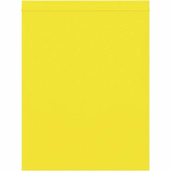 Plastic Bags: Polybags Type: Bag; Width (Inch): 8; Height (Inch): 10 - Yellow, Reclosable