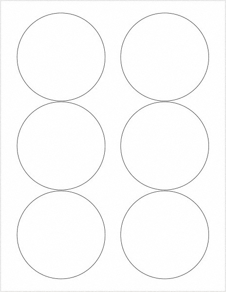 Tape Logic Pack of (600), 3" x 3" White Paper Laser Labels - For Laser Printers | Part #LL147