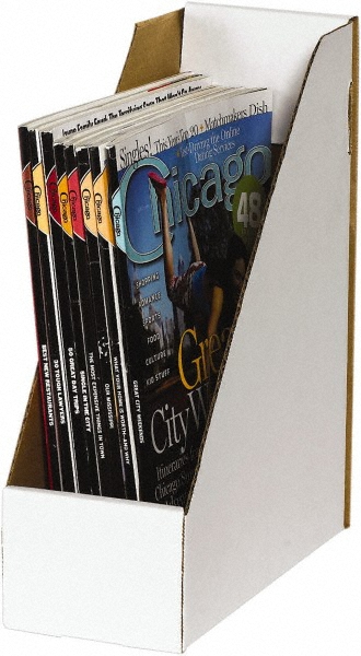 Value Collection - White File Magazine Stand | MSC Direct