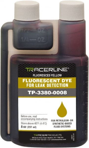 Spectroline TP-3380-0008 8 oz Bottle Yellow Automotive Leak Detection Dye 