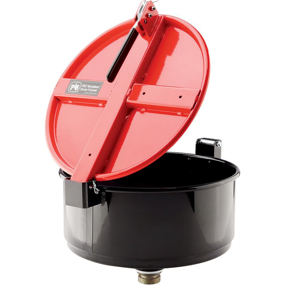 Drum Funnels & Funnel Covers; Product Type: Drum Funnel ; Funnel Capacity: 5gal ; Height (Inch): 13.3in ; Height (Decimal Inch): 13.3in ; Material: Powder Coated Steel