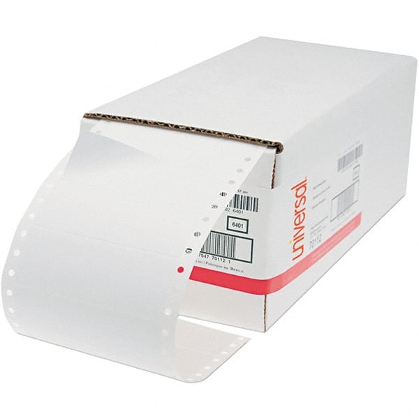 Label Maker Label: White, Paper, 6" OAL, 13" OAW, 5,000 per Roll