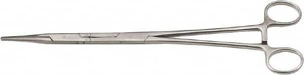 GEARWRENCH 82034 Hemostat Tweezer: Straight, Stainless Steel, Straight Tip, 9.84" OAL 