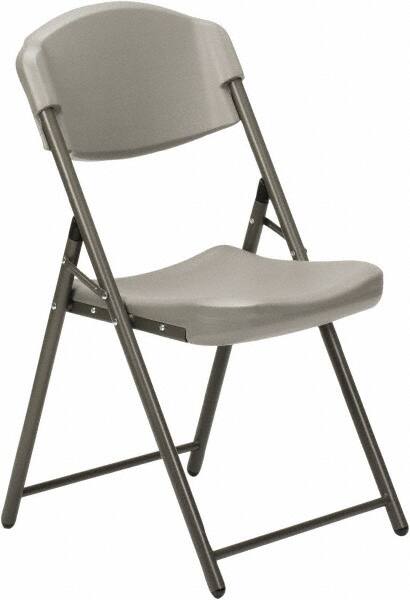 19" Wide x 16" Deep x 33" High, Steel Support Frame & Polypropylene Folding Chair with Plastic Seat & Back