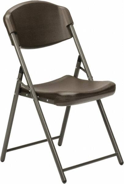 19" Wide x 16" Deep x 33" High, Steel Support Frame & Polypropylene Folding Chair with Plastic Seat & Back