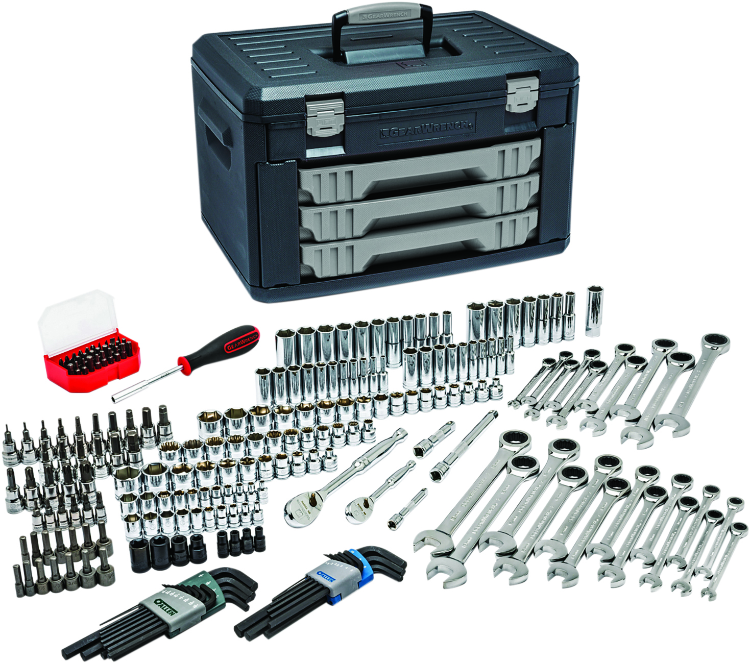 GEARWRENCH 232 Piece 1/4, 3/8" Drive Mechanic's Tool Set 39692389