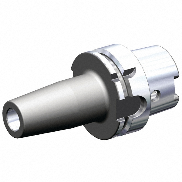 Shrink-Fit Tool Holder & Adapter: HSK100A Taper Shank, 0.4724" Hole Dia - 3.7402" Projection, 0.9449" Nose Dia, 1.4567" Clamp Depth, Through Coolant