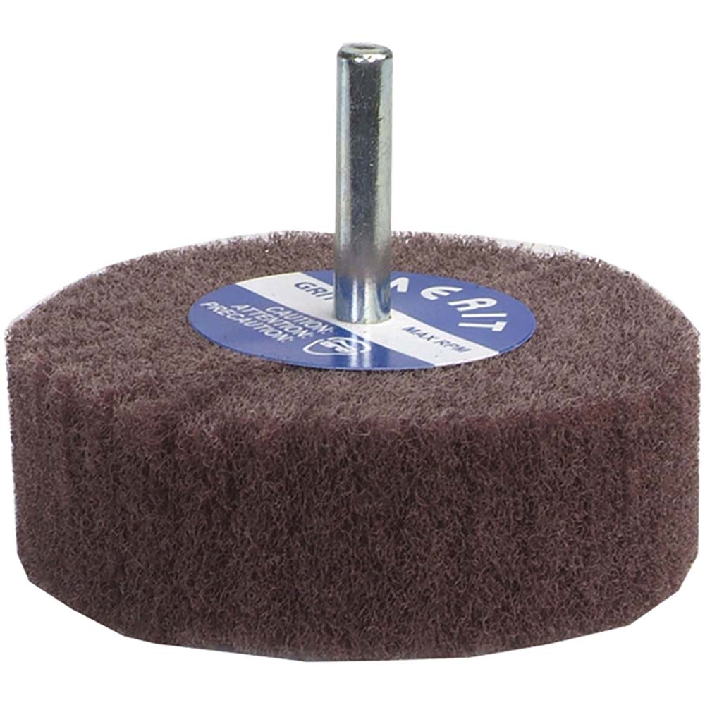 Merit Abrasives 2" Diam x 1" Face Width, Medium Aluminum Oxide Coated