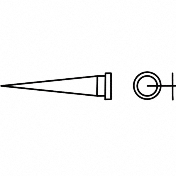 Weller Soldering Iron Tips; Type: Conical; Conical ; For Use With: WP 80; WSP 80; WXP 80 ; Tip Material: Copper ; Tip Type: Conical ; Tip Length: