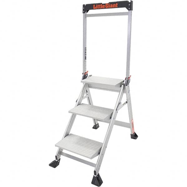Little Giant Ladder 11903 3-Step Aluminum Step Ladder: Type IAA, 3 High 