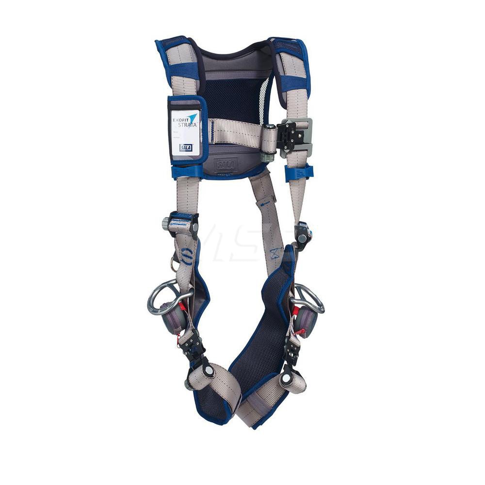 Fall Protection Harnesses: 420 Lb, Vest Style, Size X-Large, For Positioning, Polyester, Back & Side