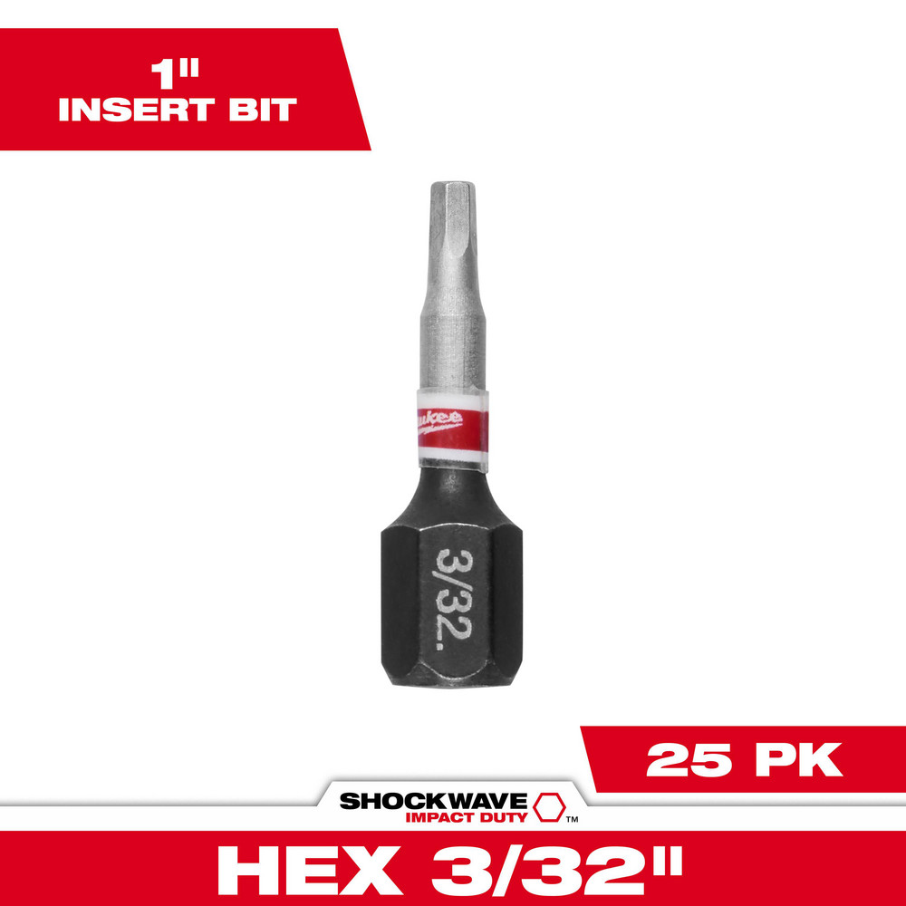 Milwaukee Tool - Hex Screwdriver Bit: 1/4