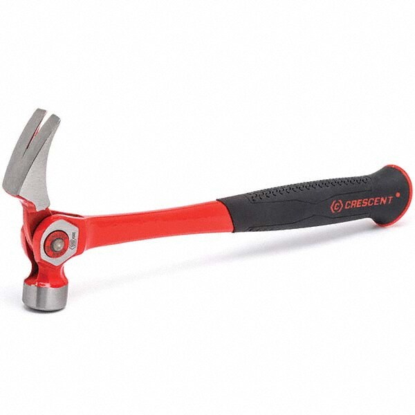 Nail & Framing Hammers; Claw Style: Curved ; Head Weight Range: 16 oz. - 20 oz. ; Overall Length Range: 14" - 20.9" ; Handle Material: Steel w/Grip ; Face Surface: Smooth ; Head Weight (oz.): 18
