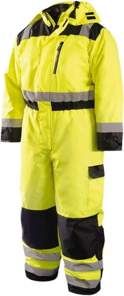 Occunomix LUX-WCVL High Visibility Winter Coverall Medium Yellow