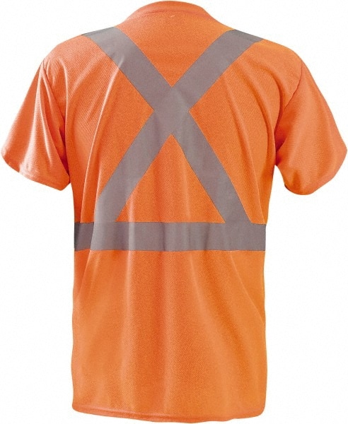 Large Hi-Vis Orange T-Shirt Size 