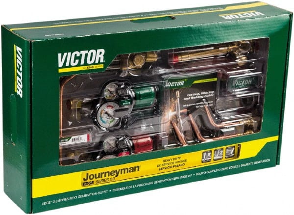 Victor 0384-2101 8" Cutting Capacity, 3" Welding Capacity, Oxygen & Acetylene Torch Kit 